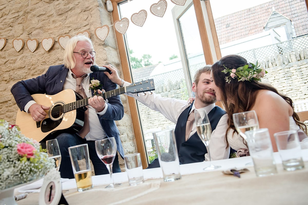 Kingscote Barn speeches and fun!