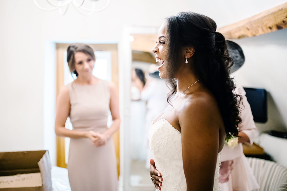Kingscote Barn bridal suite